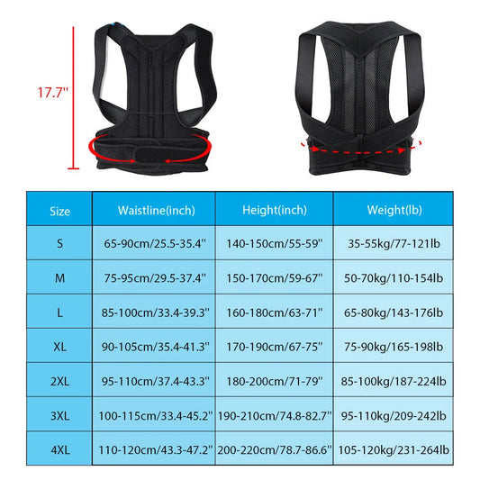 Adjustable Scoliosis Back Support Corset