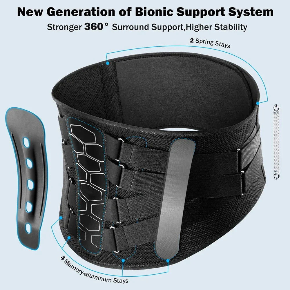Flexible Lower Back Lumbar Support Belt